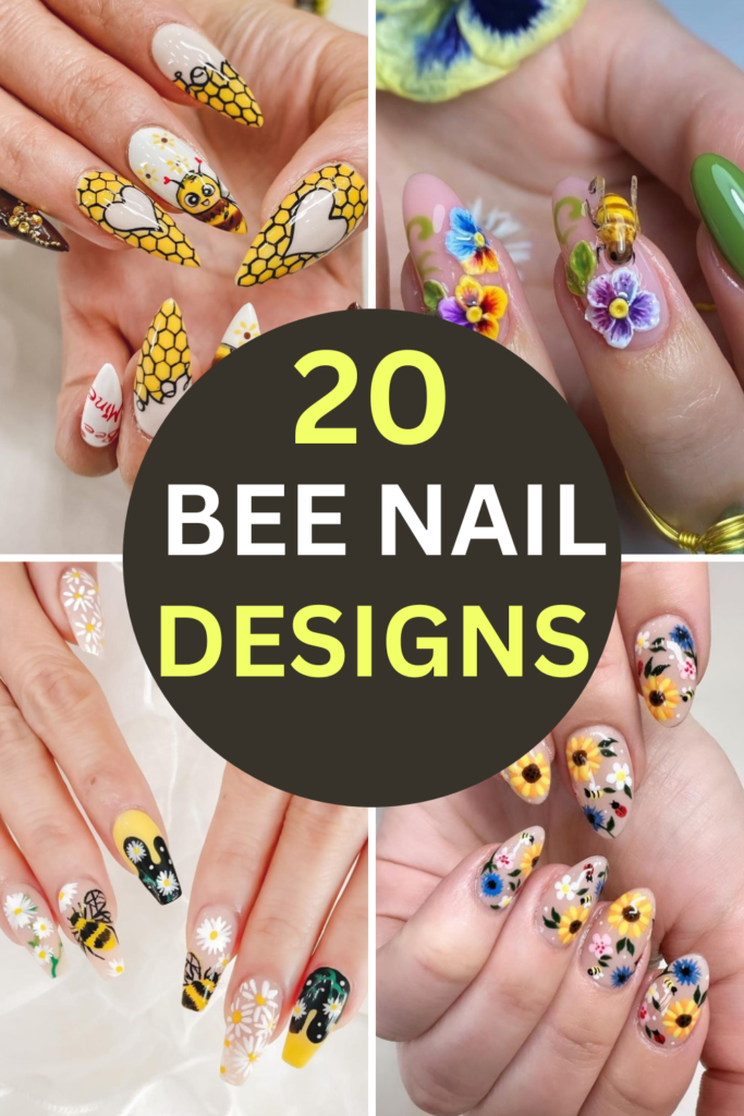 Bee nail designs