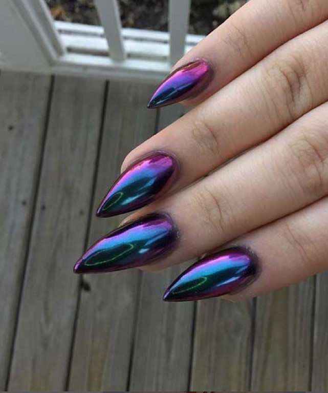 steep metallic nails