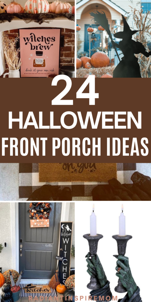 Discover 24 spook-tacular Halloween front porch decor ideas to transform your entryway into a festive and eerie welcome. From classic pumpkins to hauntingly creative displays, these tips will inspire your most memorable Halloween yet