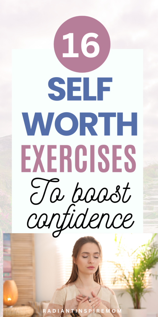 self worth exercise for self confidence