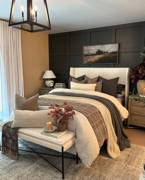 Fall Bedroom Cozy and Classy