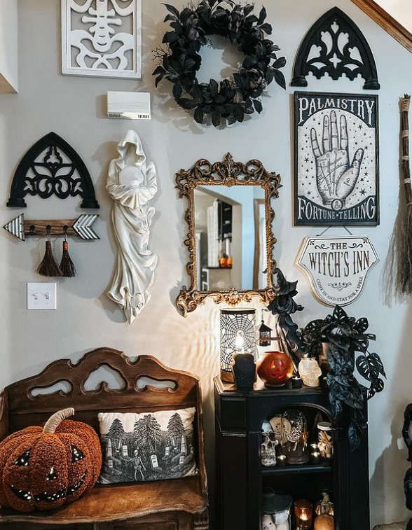 Modern Spooky Halloween Decor