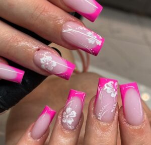 31 Pink Square Nails That Are Trendy And Classy - Radiant Inspire Mom