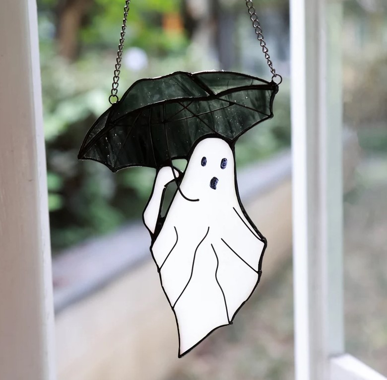 Hanging Ghost Halloween Porch decor