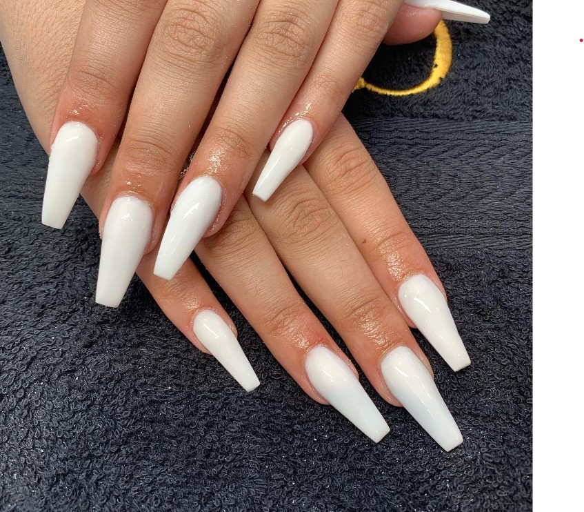 White Coffin Nails