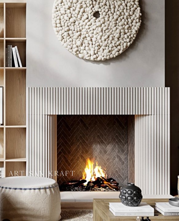 Stone design Fireplace