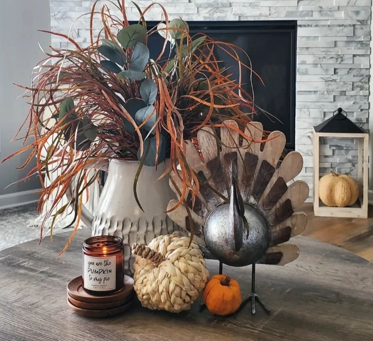 Table decor with Turkey