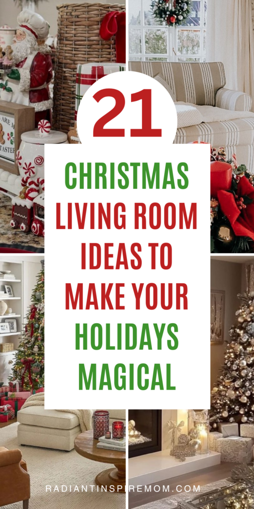 Bring the holiday spirit into your living room with these 21 cozy Christmas decor ideas! From rustic ornaments to festive pillows and twinkling lights, create a warm and inviting atmosphere perfect for holiday gatherings. Discover tips that blend comfort and style, turning your living room into a winter wonderland for the season