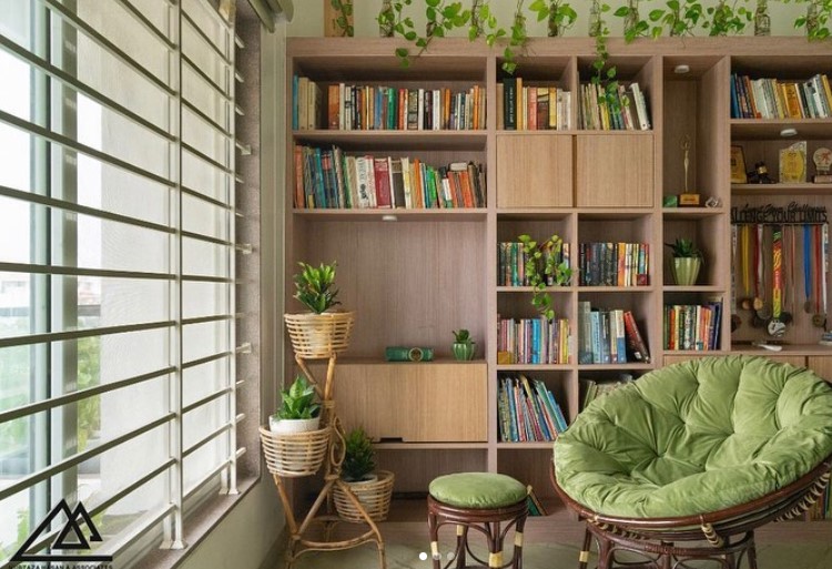 Green Reading Sanctuary For book readers