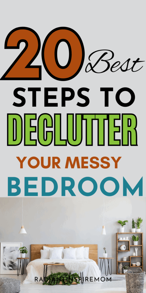 How to Declutter your Bedroom in 20 Steps