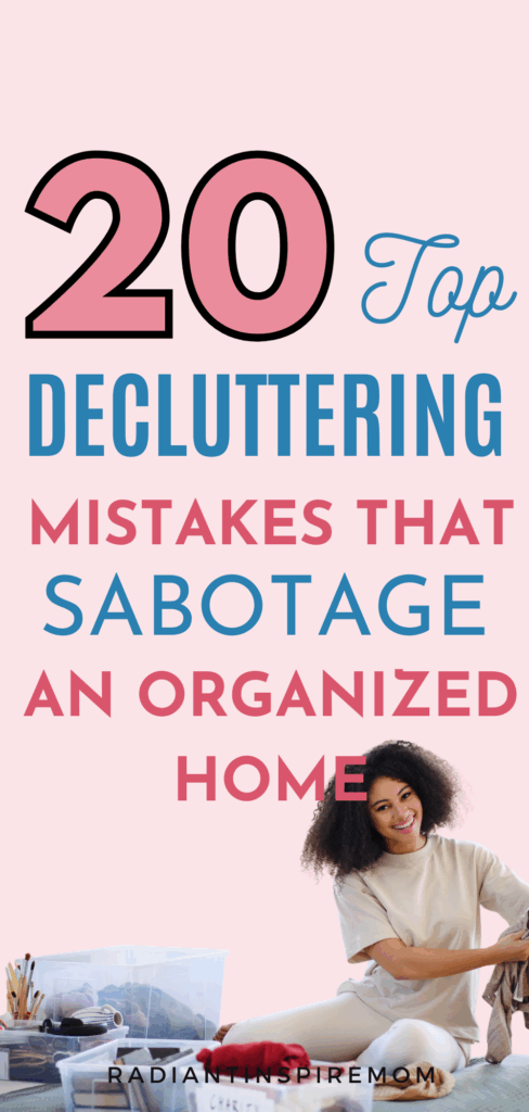 Avoid these common decluttering mistakes that could be ruining your organizing efforts. From emotional hoarding to lack of a plan, these missteps make it harder to maintain a clutter-free home. Learn what to skip so you can declutter smarter and keep your space tidy long-term. A must-read before your next home reset or purge session