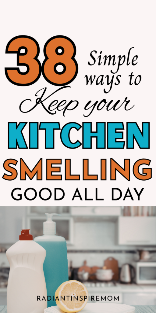 Tired of lingering cooking smells? These proven kitchen smell tips show easy ways to keep your kitchen smelling good all day long. From natural deodorizing tricks to daily kitchen cleaning habits, this guide covers simple solutions that actually work. Perfect for anyone looking for fresh kitchen ideas, odor control tips, and a cleaner-smelling home.